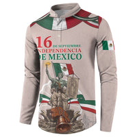 Personalized Mexico Dia De La Independencia Button Sweatshirt 16 De Septiembre Heritage Pride
