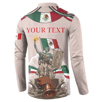 Personalized Mexico Dia De La Independencia Button Sweatshirt 16 De Septiembre Heritage Pride