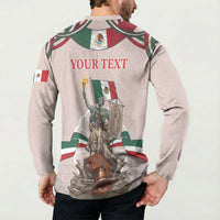 Personalized Mexico Dia De La Independencia Button Sweatshirt 16 De Septiembre Heritage Pride