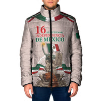 Personalized Mexico Dia De La Independencia Padded Jacket 16 De Septiembre Heritage Pride