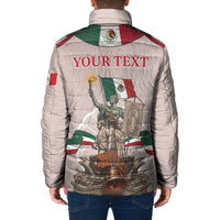 Personalized Mexico Dia De La Independencia Padded Jacket 16 De Septiembre Heritage Pride