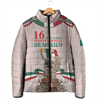 Personalized Mexico Dia De La Independencia Padded Jacket 16 De Septiembre Heritage Pride