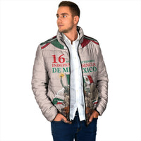 Personalized Mexico Dia De La Independencia Padded Jacket 16 De Septiembre Heritage Pride