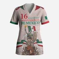 Personalized Mexico Dia De La Independencia Scrub Top 16 De Septiembre Heritage Pride