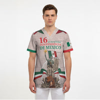 Personalized Mexico Dia De La Independencia Scrub Top 16 De Septiembre Heritage Pride