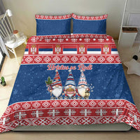 Serbia Christmas Bedding Set Hristos Se Rodi Gnome - Wonder Print Shop