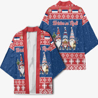 Serbia Christmas Kimono Hristos Se Rodi Gnome - Wonder Print Shop