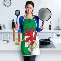 Montgomeryshire Wales Apron Map and Emblem Celtic Style - Wonder Print Shop