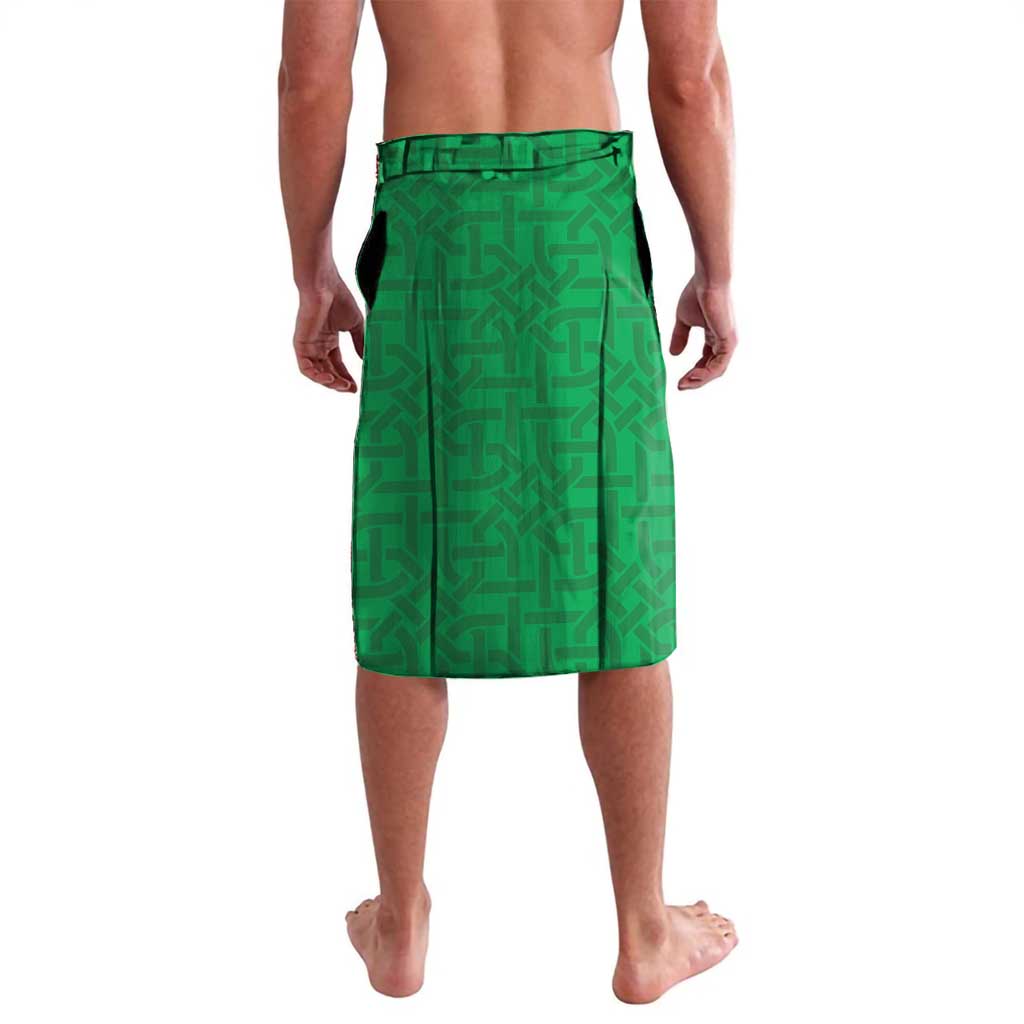 Montgomeryshire Wales Lavalava Map and Emblem Celtic Style - Wonder Print Shop
