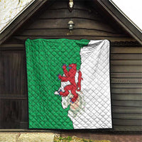 Montgomeryshire Wales Quilt Map and Emblem Celtic Style - Wonder Print Shop