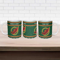Personalized Montgomeryshire Wales Christmas Ceramic Mug Celtic Red Wing Cymru Heritage - Wonder Print Shop