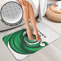 Wales Celtic Dragon Bathroom Set Welsh Mythic Green Dragon - Wonder Print Shop