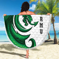 Wales Celtic Dragon Beach Blanket Welsh Mythic Green Dragon - Wonder Print Shop