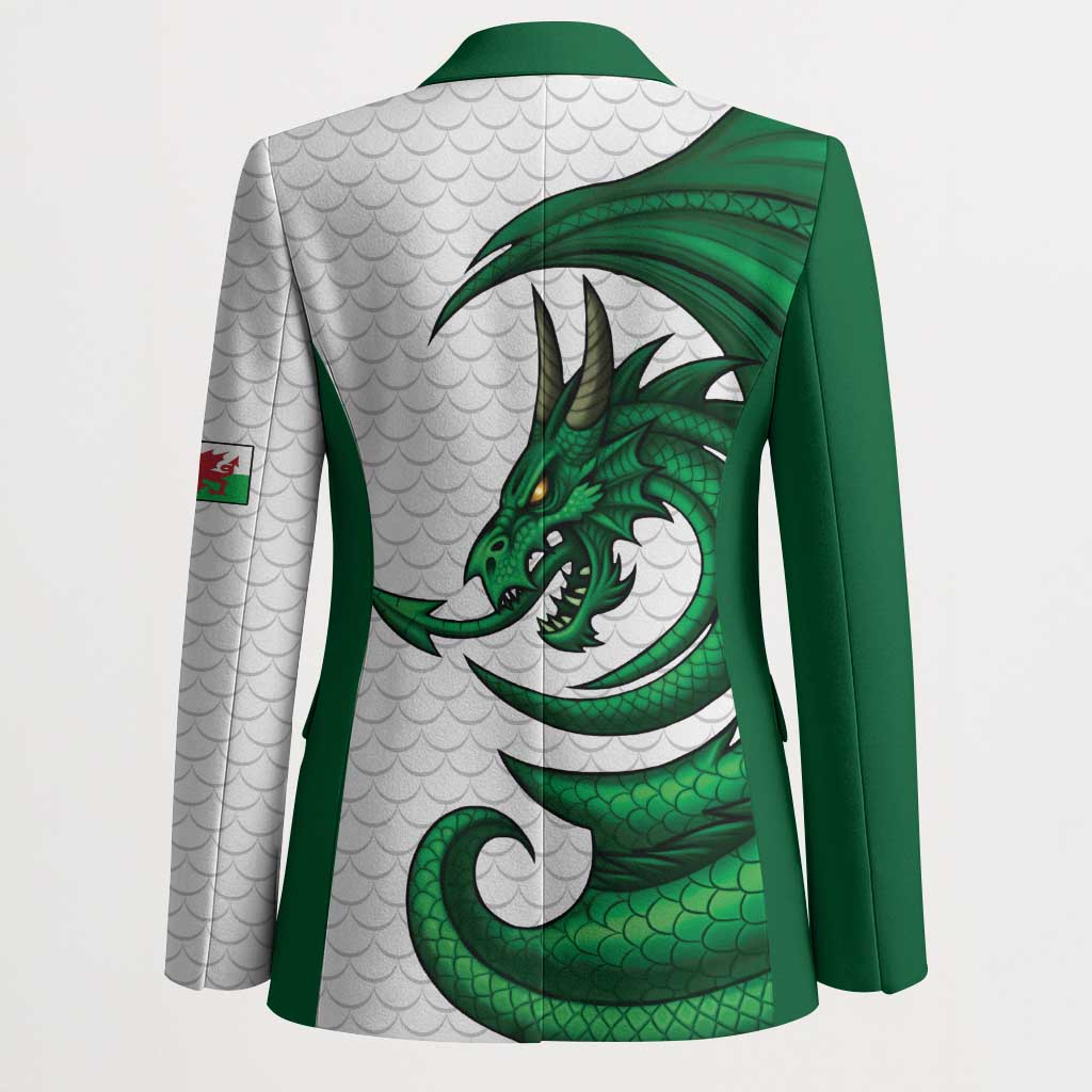 Wales Celtic Dragon Blazer Welsh Mythic Green Dragon - Wonder Print Shop