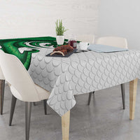 Wales Celtic Dragon Tablecloth Welsh Mythic Green Dragon - Wonder Print Shop