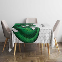 Wales Celtic Dragon Tablecloth Welsh Mythic Green Dragon - Wonder Print Shop