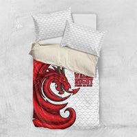 Wales Rugby Red Dragon Bedding Set Cymru Am Byth - Wonder Print Shop