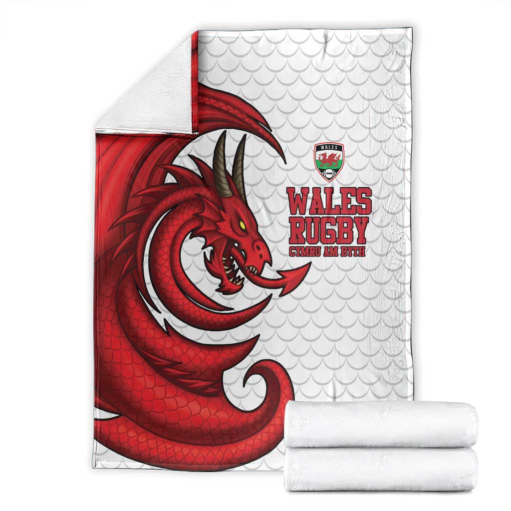 Wales Rugby Red Dragon Blanket Cymru Am Byth - Wonder Print Shop