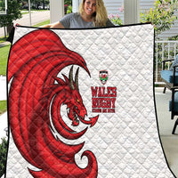 Wales Rugby Red Dragon Quilt Cymru Am Byth - Wonder Print Shop