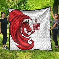 Wales Rugby Red Dragon Quilt Cymru Am Byth - Wonder Print Shop