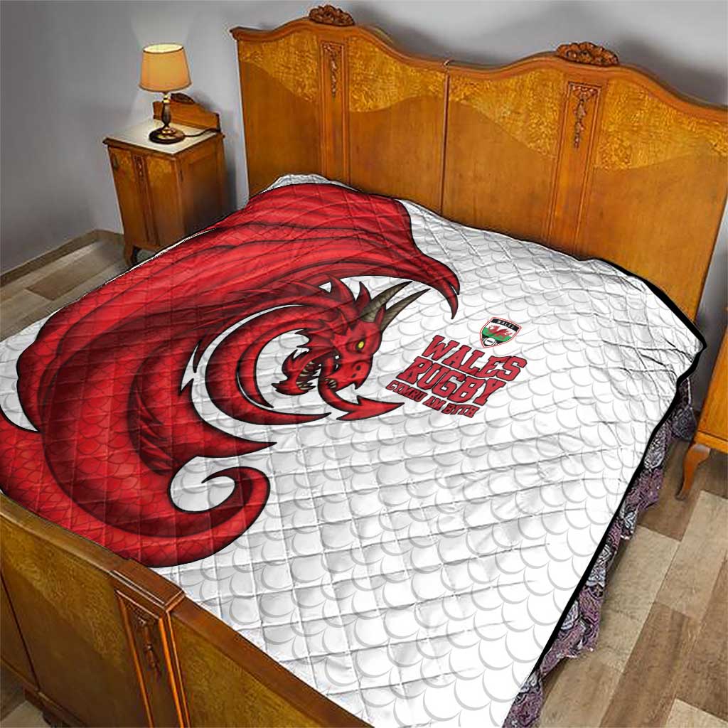 Wales Rugby Red Dragon Quilt Cymru Am Byth - Wonder Print Shop