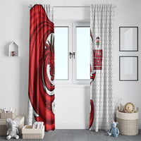 Wales Rugby Red Dragon Window Curtain Cymru Am Byth - Wonder Print Shop