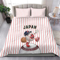 Japan Baseball Bedding Set Japanese Flag Mascot Design