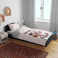 Japan Baseball Bedding Set Japanese Flag Mascot Design
