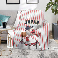 Japan Baseball Blanket Japanese Flag Mascot Design