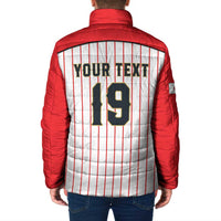 Japan Baseball Custom Padded Jacket Japanese Flag Mascot Design