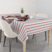 Japan Baseball Tablecloth Japanese Flag Mascot Design