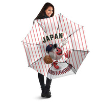 Japan Baseball Umbrella Japanese Flag Mascot Design