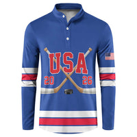 Custom USA Ice Hockey Button Sweatshirt Champions 2026