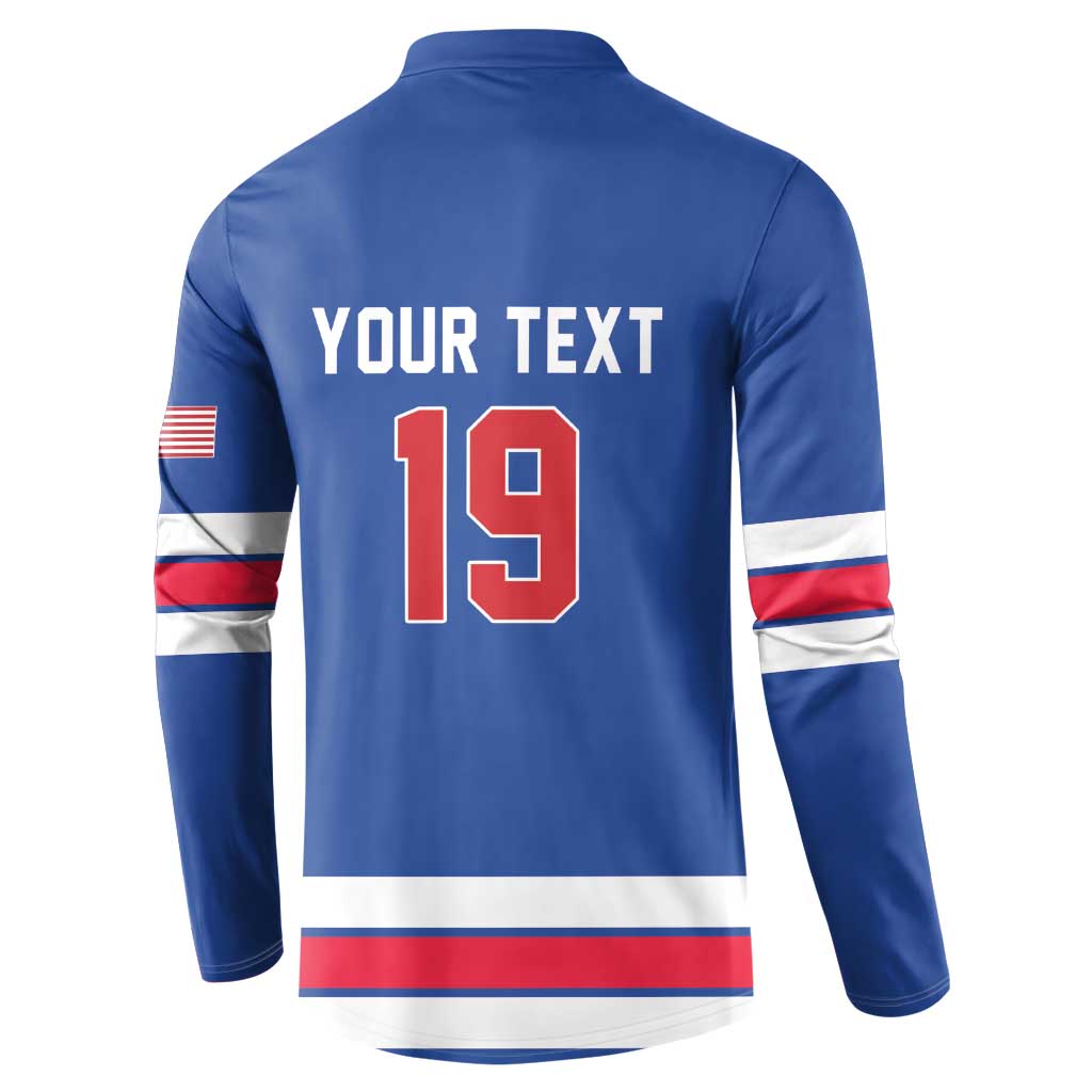 Custom USA Ice Hockey Button Sweatshirt Champions 2026
