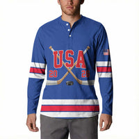 Custom USA Ice Hockey Button Sweatshirt Champions 2026