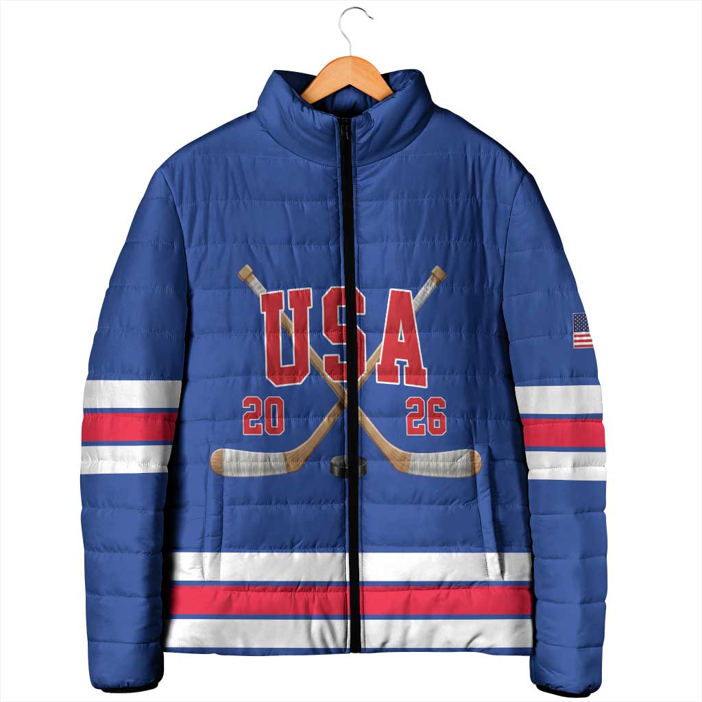 Custom USA Ice Hockey Padded Jacket Champions 2026