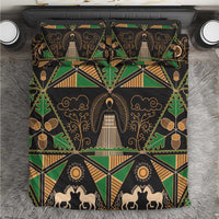 Ukraine Pysanky Pattern Bedding Set Berehynia Guardian Folk Art