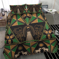 Ukraine Pysanky Pattern Bedding Set Berehynia Guardian Folk Art