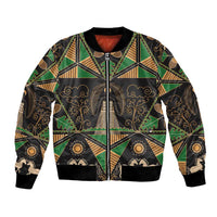 Ukraine Pysanky Pattern Bomber Jacket Berehynia Guardian Folk Art