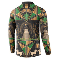 Ukraine Pysanky Pattern Button Sweatshirt Berehynia Guardian Folk Art