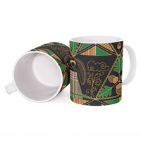 Ukraine Pysanky Pattern Ceramic Mug Berehynia Guardian Folk Art