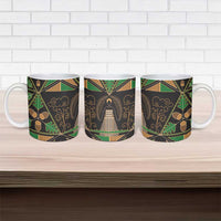 Ukraine Pysanky Pattern Ceramic Mug Berehynia Guardian Folk Art