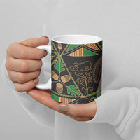 Ukraine Pysanky Pattern Ceramic Mug Berehynia Guardian Folk Art