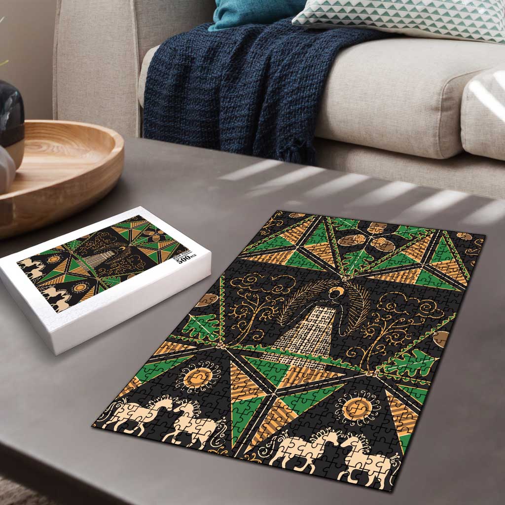 Ukraine Pysanky Pattern Puzzle Berehynia Guardian Folk Art