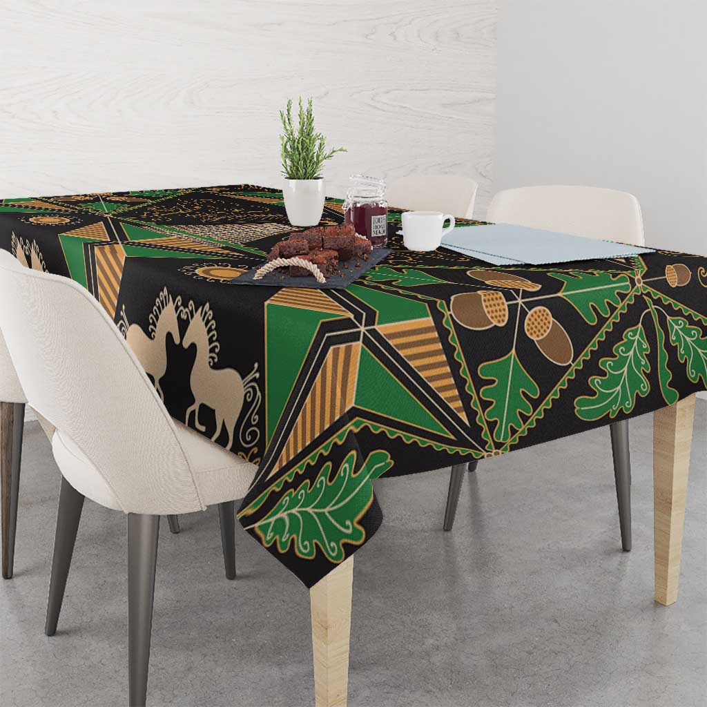 Ukraine Pysanky Pattern Tablecloth Berehynia Guardian Folk Art
