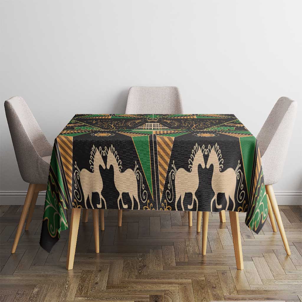 Ukraine Pysanky Pattern Tablecloth Berehynia Guardian Folk Art