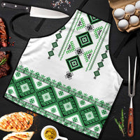 Ukraine Vyshyvanka Inspired Apron Ukrainian Traditional Folk Pattern