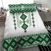 Ukraine Vyshyvanka Inspired Bedding Set Ukrainian Traditional Folk Pattern