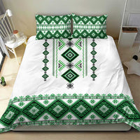 Ukraine Vyshyvanka Inspired Bedding Set Ukrainian Traditional Folk Pattern