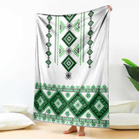 Ukraine Vyshyvanka Inspired Blanket Ukrainian Traditional Folk Pattern